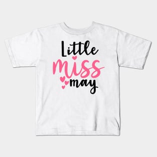 Little miss may Kids T-Shirt